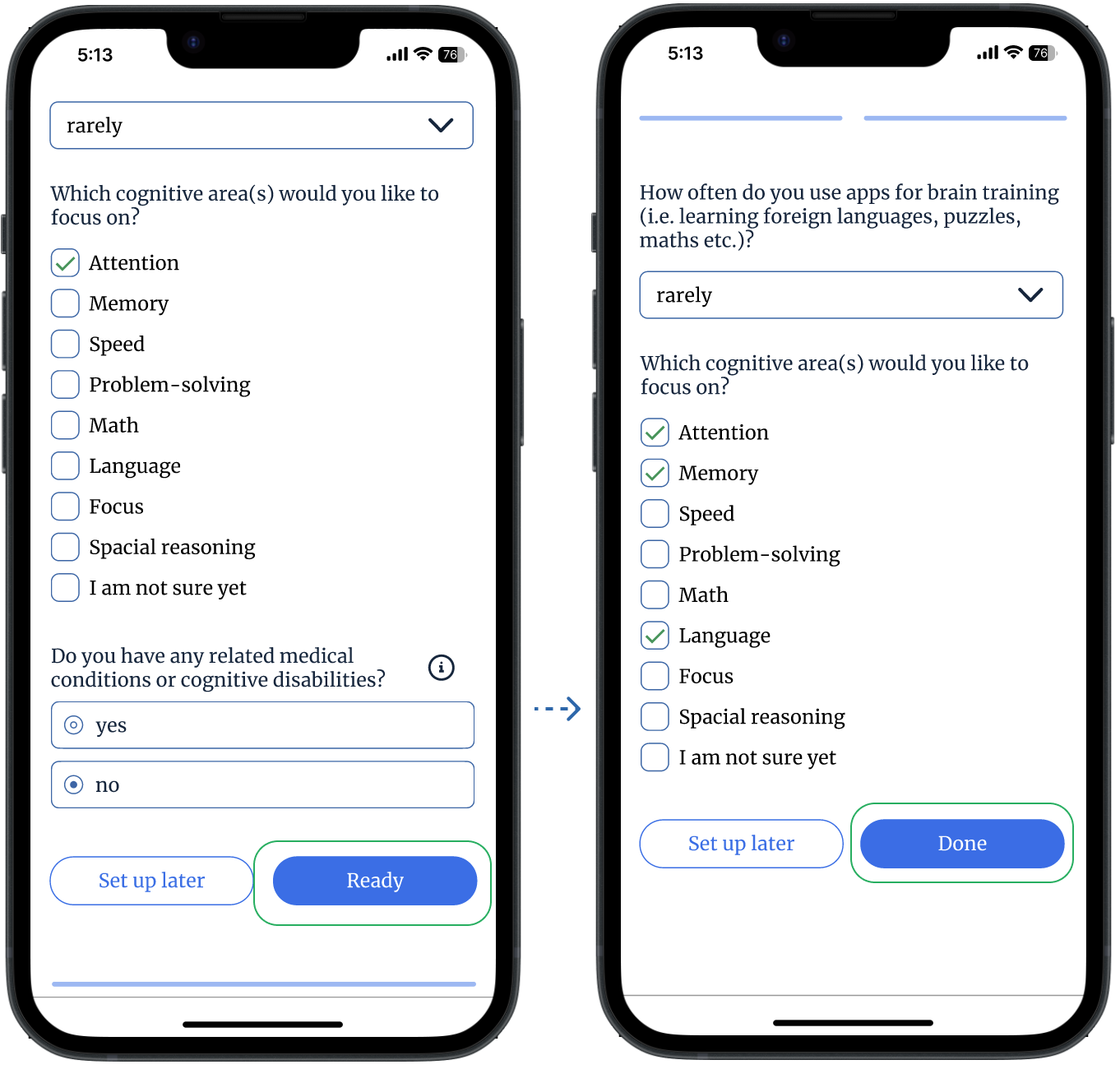 Before: Button Ready